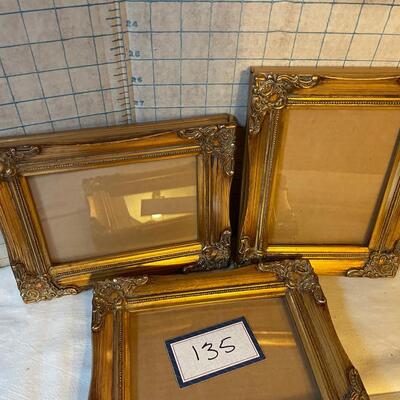 Lot of 3 Gilded Frames