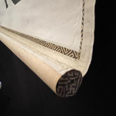 Antique Chinese Hanging Calligraphic Scroll (#514)