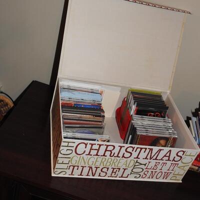 Box of Christmas CDs