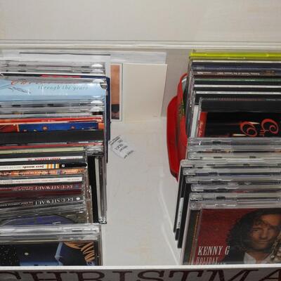 Box of Christmas CDs