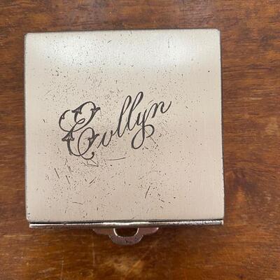 Vintage Sterling Silver Purse Mirror