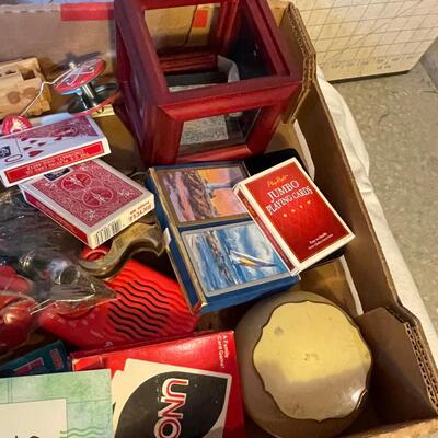 Lot of Games, Cards, & Poker Chips