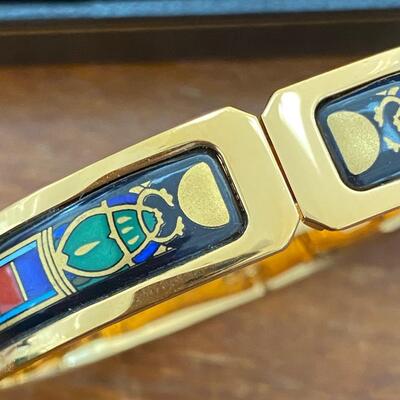 Michaela Frey Team Enamel Bangle Bracelet