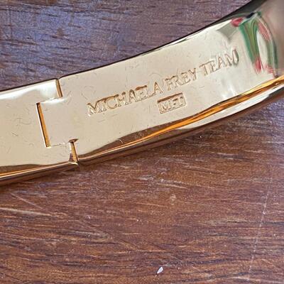 Michaela Frey Team Enamel Bangle Bracelet