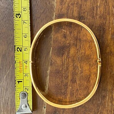 Michaela Frey Team Enamel Bangle Bracelet