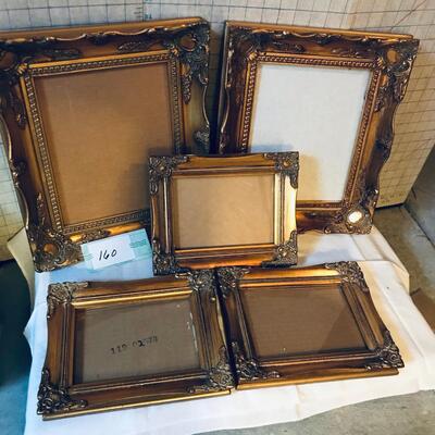 Lot of 5 Gilded Frames