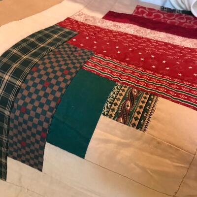 Two quilted throws