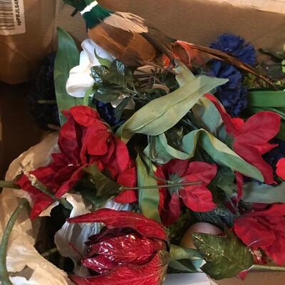 2 Large boxes of floral supplies