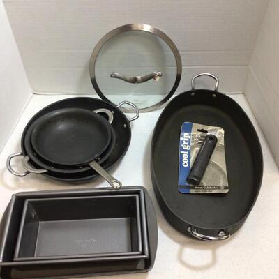 F519 Lot of Calphalon & Commercial Pots and Pans