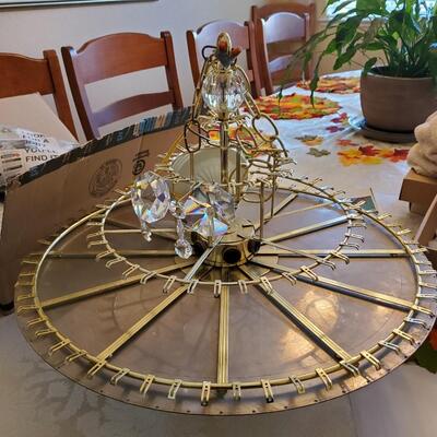 Vintage Crystal Chandelier