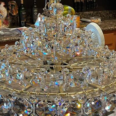 Vintage Crystal Chandelier