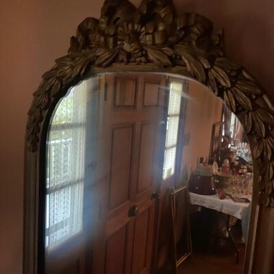 Vintage ornate wall mirror