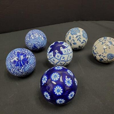 Blue Decor Balls
