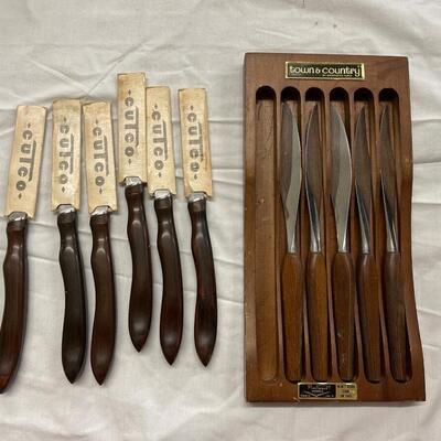F541 Set of Vintage CUTCO  & Washington Forge Knives