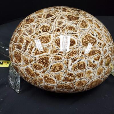 Hand Blown Glass Turtle
