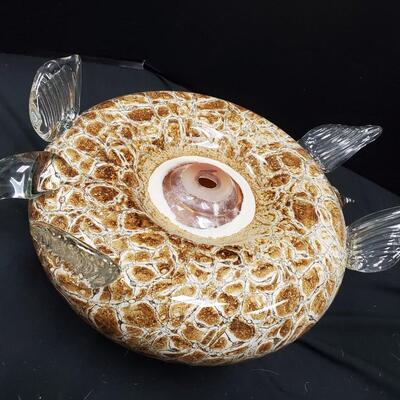 Hand Blown Glass Turtle