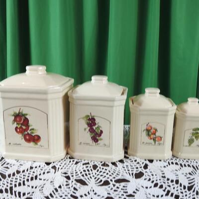 Porcelain canisters