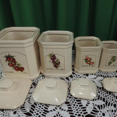 Porcelain canisters