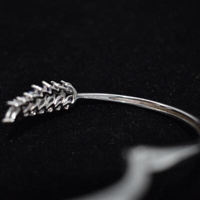 PAJ sterling silver blue and white CZ bracelet