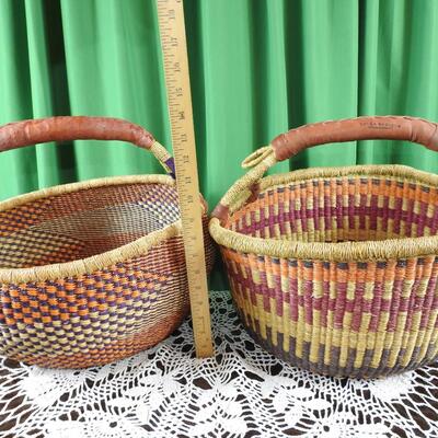Pair of Bolga Baskets