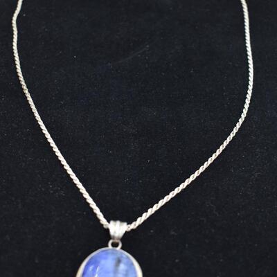 Italian sterling Amethyst pendant