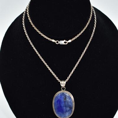 Italian sterling Amethyst pendant