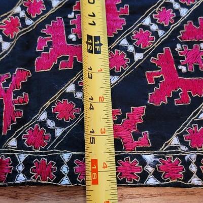 Lot 71: Vintage Banjara Textile and Pillowcase