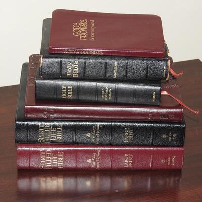 Nice group of cherished family bibles
