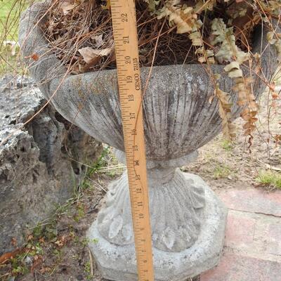 Pair of beautiful concrete planters