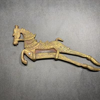 Antique Figural Brass Horse cigar cutter