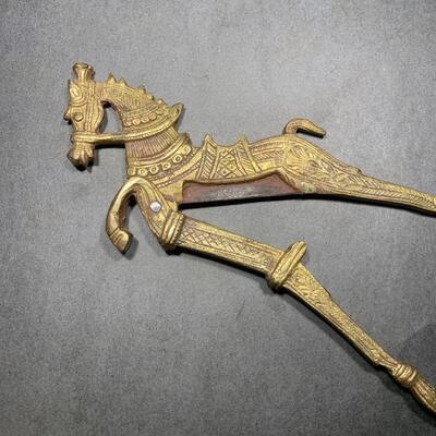 Antique Figural Brass Horse cigar cutter