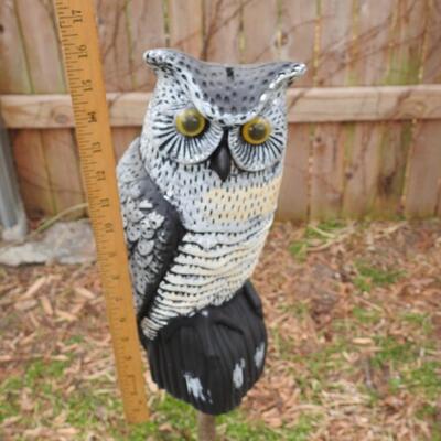 Plastic outdoor Owl