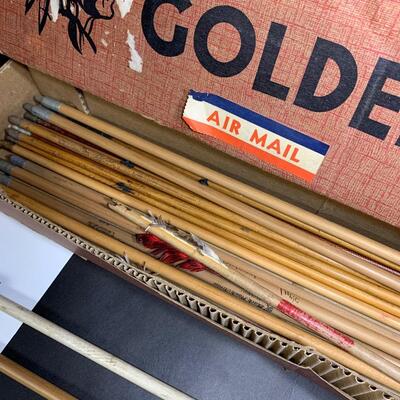Vintage Box of Golden Chief Arrows