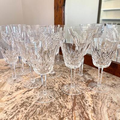 Lot 185   Group of 11 Pieces of Waterford Stemware