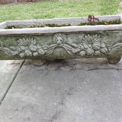 Beautiful concrete planter