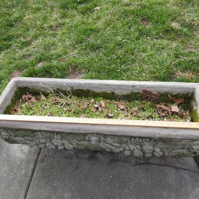 Beautiful concrete planter