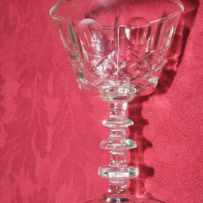 Rock sharp crystal Champagne glass