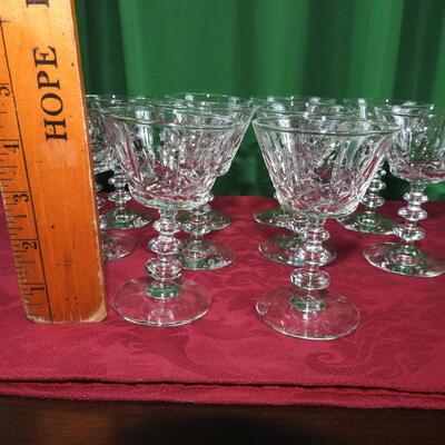 Rock sharp crystal Champagne glass