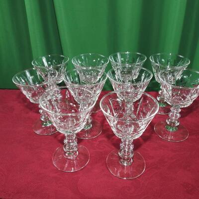 Rock sharp crystal Champagne glass