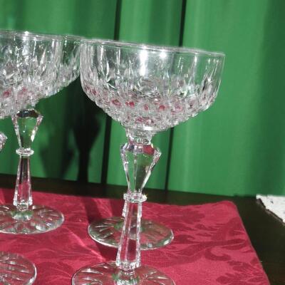 Rock sharp sherbet glasses