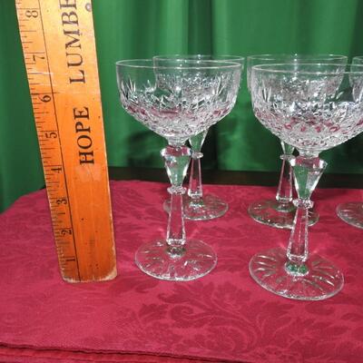 Rock sharp sherbet glasses
