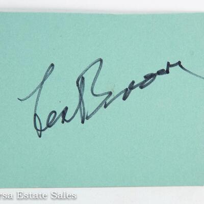 LES BROWN AUTOGRAPH