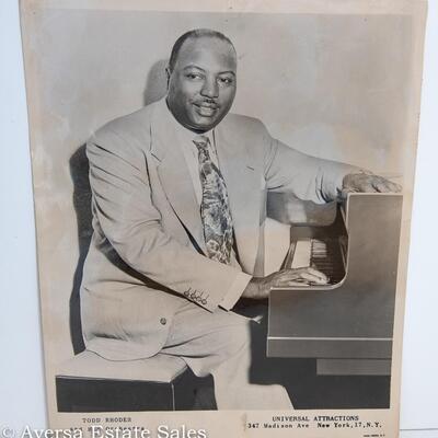 PHOTOS - 1950s JAZZ and R&B  PIANIST - TODD RHODES