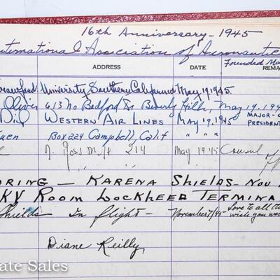 FIRST WOMEN AVIATORS CLUB - AVIATION HISTORY MEMORABILIA