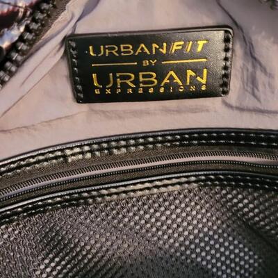 Lot 96: Urban Fit by Urban Expressions Quilted Black Handbag