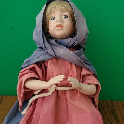 Little Girl Praying Porcelain Doll
