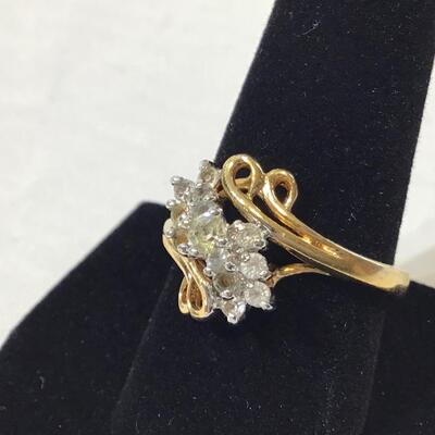 18k gold E Plated ring