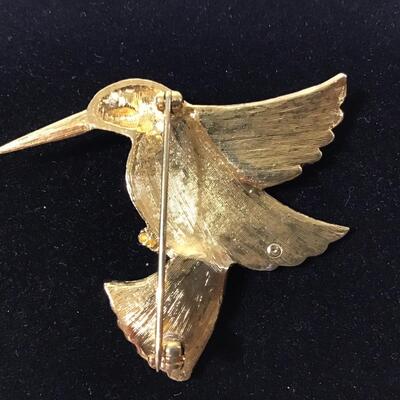 Vintage Hummingbird brooch
