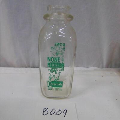 Item B009 Milk Bottle