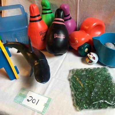 Lot of Toys & Marbles